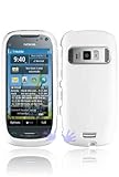 Nokia C7 Astound Rubberized Shield Hard Case - White (Free HandHelditems Sk ....