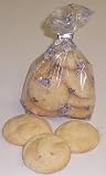 Gourmet Food : Scott's Cakes 1/2 lb. Almond Macaroon Cookies in a Snow Woman Bag