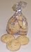 Gourmet Food : Scott's Cakes 1/2 lb. Almond Macaroon Cookies in a Snow Woman Bag