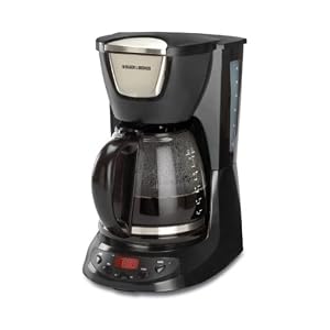 Black and Decker DE755B 12-Cup Coffeemaker, Black by Black & Decker