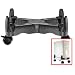 Adjustable Mobile Cpu Stand DK GRAY