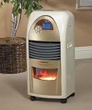 Bio-Flame Portable Heater/Fan/Ionic Air Purifer