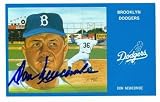 Don Newcombe Autographed/Hand Signed postcard (Brooklyn Dodgers) Rinni Z Series #3 1988 3x5.5 (67)