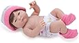 JC Toys Mini La Newborn Baby Doll, Dark Pink