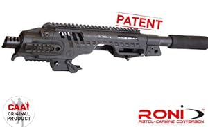 Roni G2-9 BMX - without Tax Stamp, Special Edition CAA Tactical Pistol Chassis with TUBE For Glock 17, 18, 19, 22, 23, 25, 31, 32