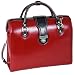 McKlein Kenilworth Leather Ladies' Briefcase - Red