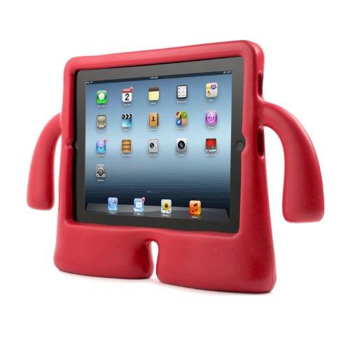 Eastchina New Fashion Style Super Light Weight Cute Kid Child Shock Proof EVA Foam Handle Stand Super Protection Convertible Protective Cover Case for Apple Ipad Mini 1 & Ipad Mini 2 & Ipad Mini 3 | Tv Red