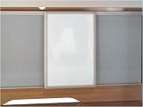 Metal Marker Board,11-1/2x1x16-1/2,White/Light Blue Black, Sold as 1 each