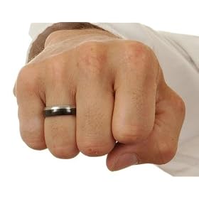 Mens Titanium Ring 41GXctZCrKL. AA280 Mens Titanium Rings : JGD 6mm Ring