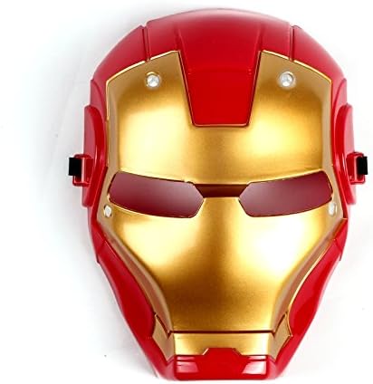 Starwars Avengers Hulk Ironman Spiderman Batman Transformer Plastic Mask (Ironman)