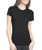 Next Level Apparel Ladies Boyfriend T-Shirt, Black, Large