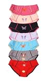 Womens Cotton Panties with Lovely Butterfly Print 12-Pack (Wholesale Pricing)