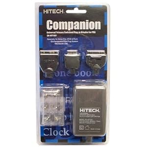 Hitech - 500mA Universal Travel Charger Adapter for Palm Tungsten T Tungsten W Tungsten C Zire 71 (With UK EU Australia US Plugs)