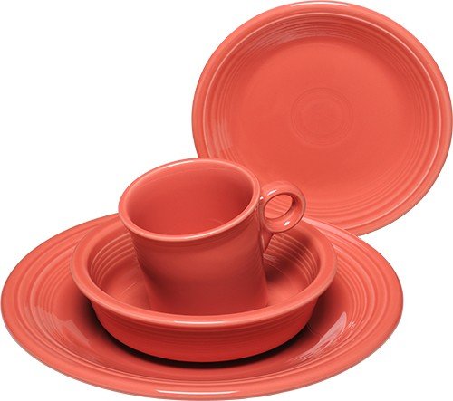 Fiesta 4-Piece Place Setting, Flamingo