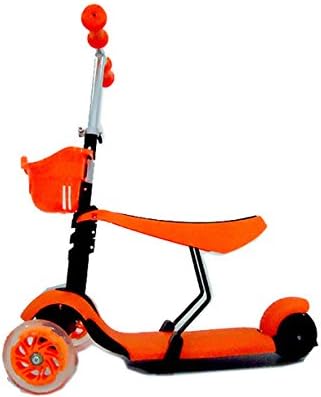 Eminetshop Outdoor Indoor Foldable Scooter Glide Tricycle Steady Trike for Kids Toddlers