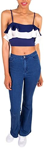 Jealous Tomato Flare Jeans - Denim - Large