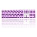 TOP CASE Silicone Soft Keyboard Cover Skin with a Numeric keypad MB110LL/B Compatible with Apple iMac - Purple