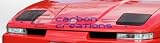 1986-1992 Toyota Supra Carbon Creations OEM Headlight Covers