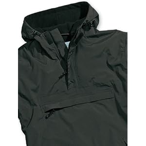 Surplus Herren Windbreaker Outdoor Hoodie mit Fleece – schwarz -