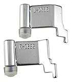 ロイヤル 木棚押さえ MO-R/L クローム 2025 木棚厚20~25mm 左右セット