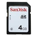 Sandisk 4GB Secure Digital SD HC Memory Card (SDSDB-4096, BULK, No Reader)