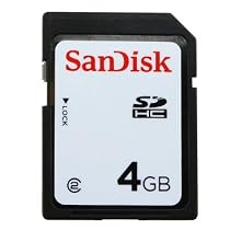 Sandisk 4GB Secure Digital SD HC Memory Card (SDSDB-4096, BULK, No Reader)