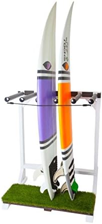 Marshmellow Grass Surf Rack | 7 Surfboard Freestanding Storage Rack | Epic Surf Racks