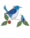 Bird Family Blue