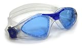 Aqua Sphere Kayenne Goggle With Blue Lens, Clear/Blue