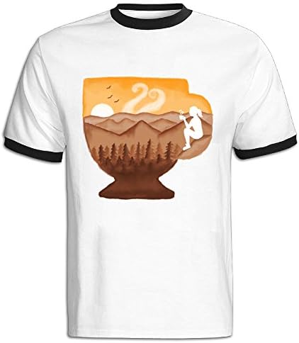 Color Clash Funny Shirts Cup Of Coffee T-shirts For Men