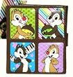 Chip and Dale wallet - chip and dale bill fold and organizer (2color)