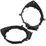 Scosche SAGMHR634B 2006-Up Chevrolet HHR/Impala Speaker Adapter for 6+-Inch or 6+-Inch