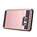 Galaxy Note 7 Case, Pandawell Slim Fit Dual Layer Protective Shock Absorbing with Card Slot Holder Wallet Case Cover for Samsung Galaxy Note 7 - Rose Gold