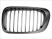 AutoTecknic Matte Black Front Grille - BMW e46 pre-facelift 3 series coupe/ M3 image 3