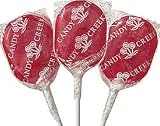 Candy Creek Wild Strawberry Paddle Pops, Bulk 5 lb. Carton, Lollipops