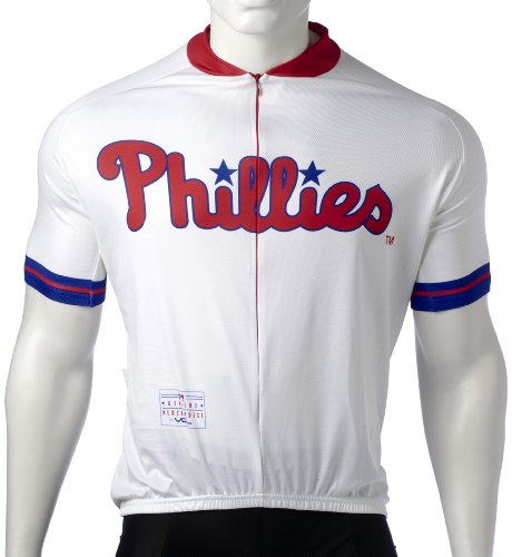 MLB Philadelphia Phillies Men's Jersey, White, Small