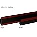 Electriduct Large Hook Channel Cable Raceway Desk Cord and Wire Organizer - 58 Inch (Pack of 2) - Black