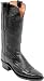 LUCCHESE 1883 N4501 Womens Cowboy Buffalo Leather Western Boots Black