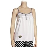 NCAA Reebok Jacksonville Jaguars Ladies White Galaxy Tank Top (Large)