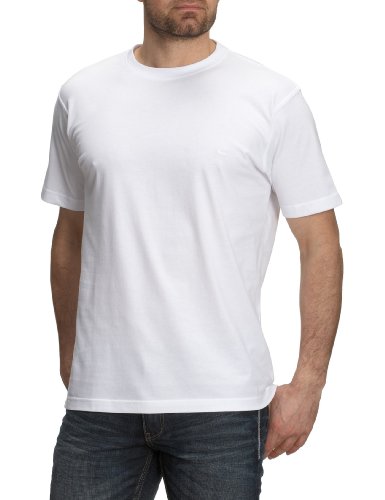 Camel Active round-neck 1/2 009007 Herren Shirts/ T-Shirts, Gr. 60 (4XL), Wei&szlig; (01 white ) Preisvergleich