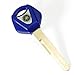 Motorcycle Blue & Black Key Uncut New for Yamaha YZF R1 R6 FZ6 1998-2010 Hot
