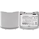 Motorola RAZR V3c V3m Lithium-Ion Silver Extended Replacement Battery 1400mAh 3.7V with Extended Battery Case Cover (NOT compatible GSM Cingular and T-Mobile)