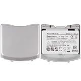 Motorola Razr V3c V3m Lithium-ion Silver Extended Replacement Battery 3.7v with Extended Battery Case Cover (Not Compatible GSM Cingular and T-mobile)