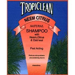 Tropiclean Neem Natural Flea & Tick Shampoo 20Oz
