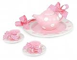 Pink Princess Polka Dot Tea Set