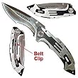 Matrix Stainless Steel Folding Knife - Black Finish