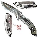 Matrix Stainless Steel Folding Knife - Black Finish