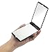 Gotofine Ultra-Thin Led Lighted Compact Travel Makeup Mirror, 1X & 2X Magnification, 8 Bright LED Lights Adjustable Brightness,Best Portable Folding Cosmetic Mirror