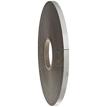 Flexible Magnet Tape, 1/16" Thick, 1/2" Width, 100 Foot Roll (1 roll)