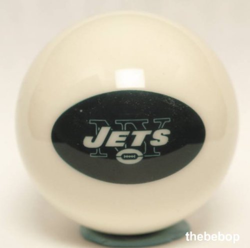 NFL New York Jets WHITE Home Color Billiard Pool Cue Ball